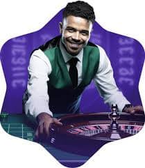 Antarmuka taruhan Lightning Roulette di ungu toto menampilkan tata letak roda dan pilihan pengganda